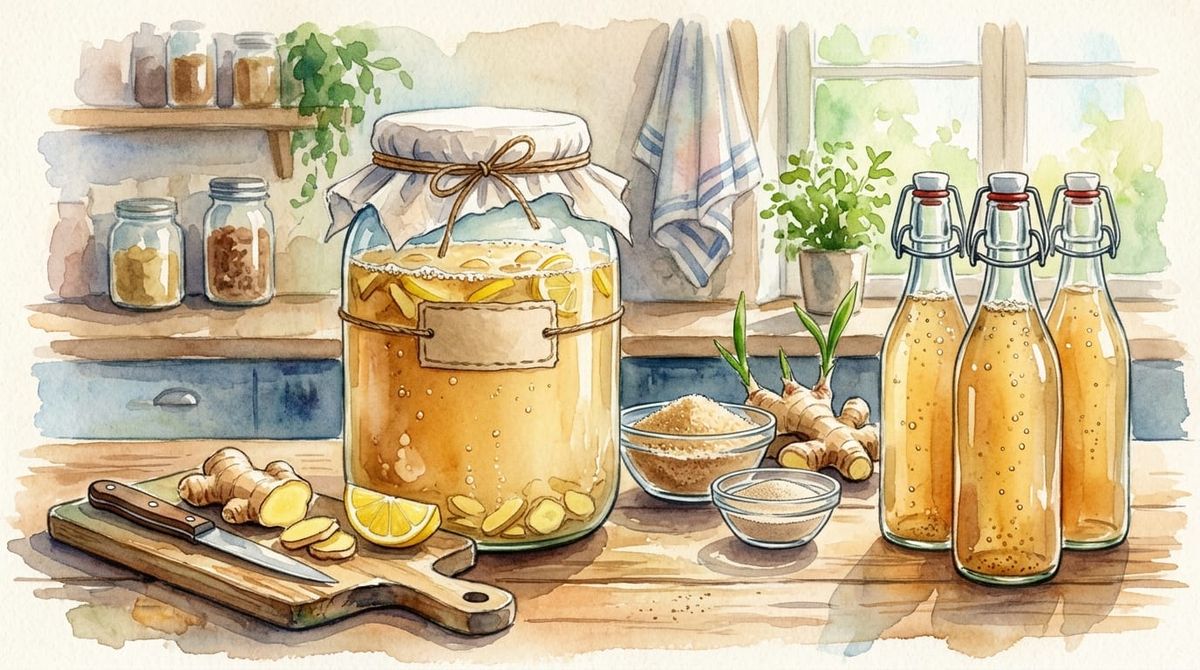 Probiobics and Fermenting Drinks at Home