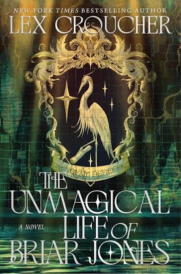 A green cover featuring the crest of the school: a heron with stars.