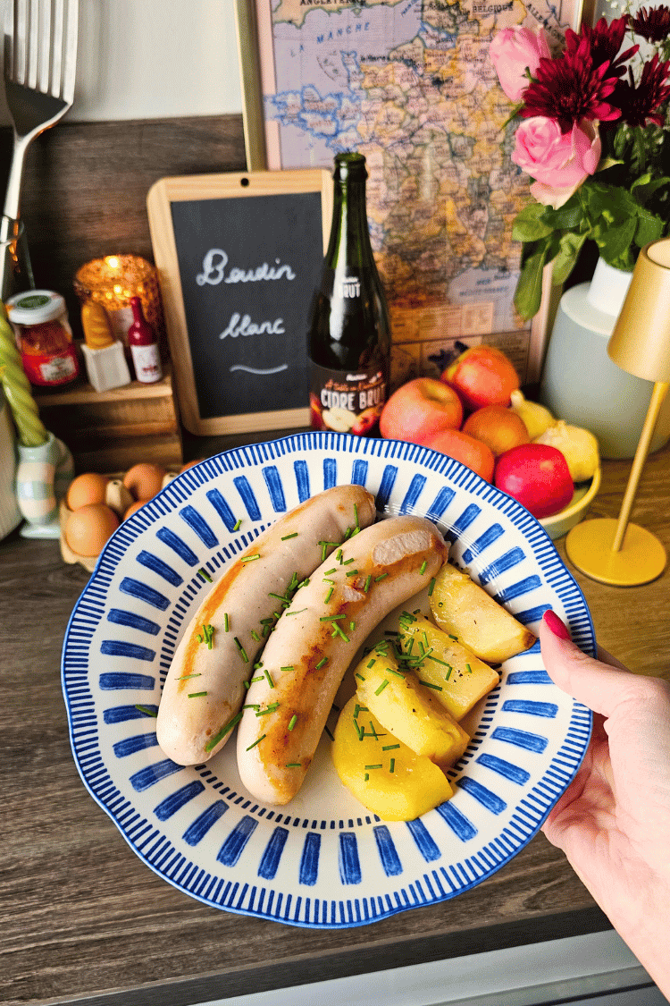 Le boudin blanc de Rethel aux pommes
