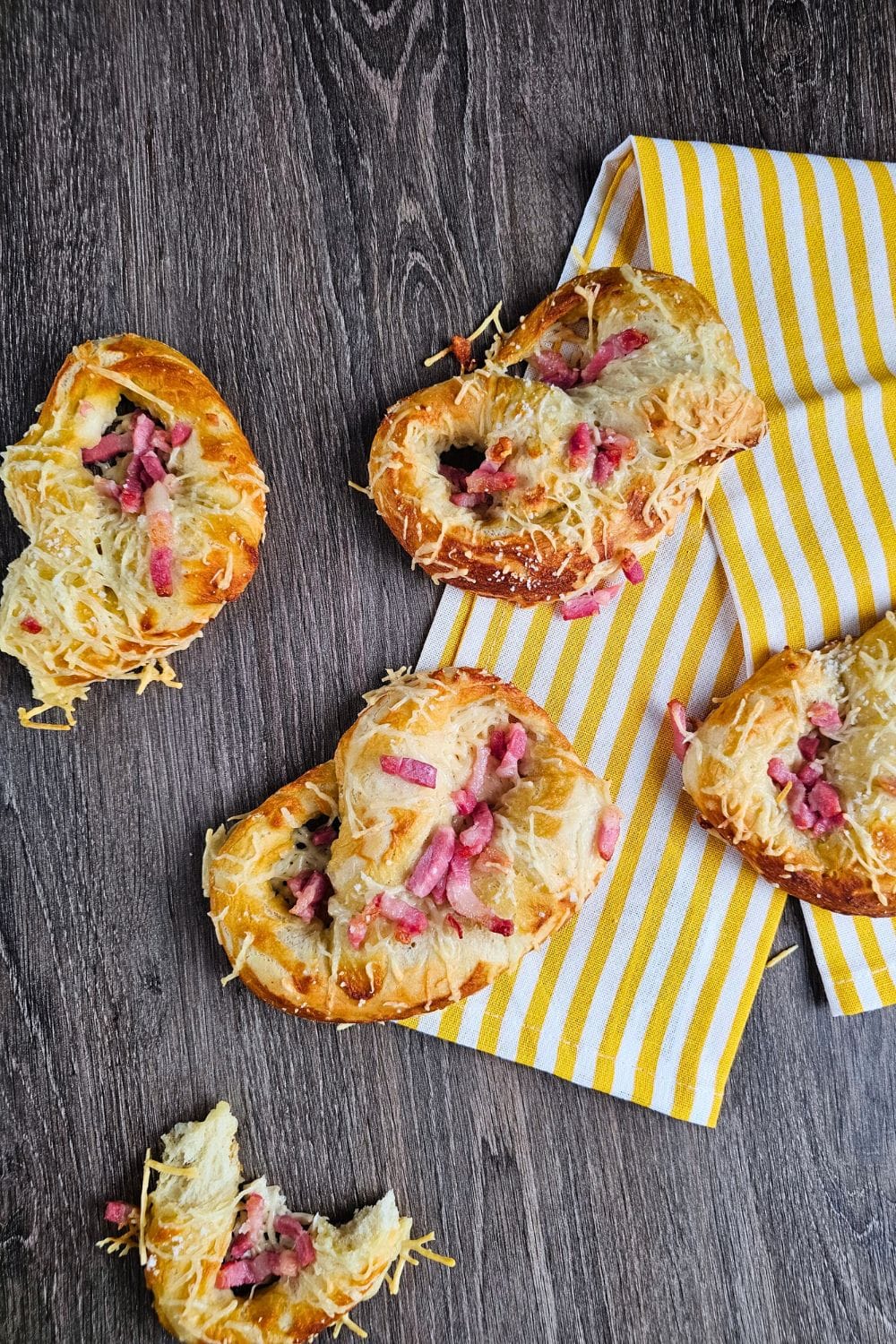 Bretzels gratinés