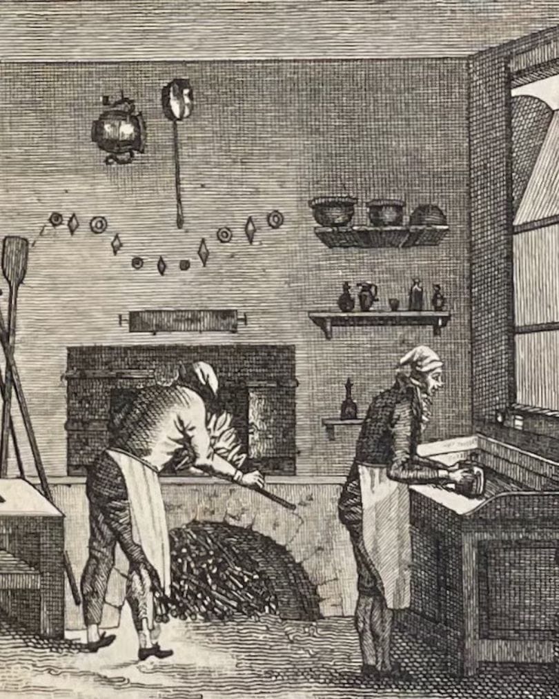 Les cuisines d'un restaurant 