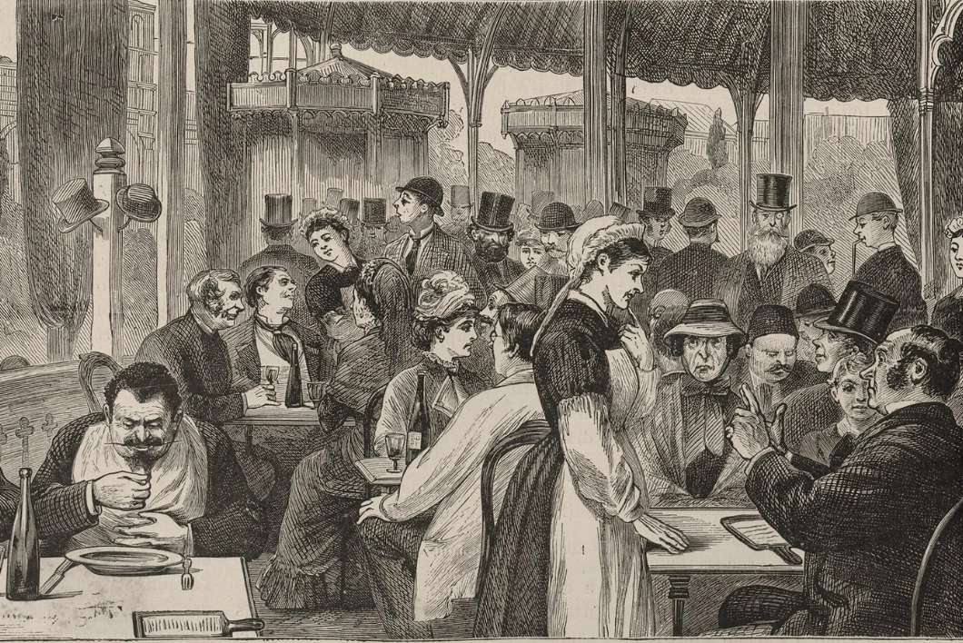 Le bouillon Duval dans le parc du Champ de Mars