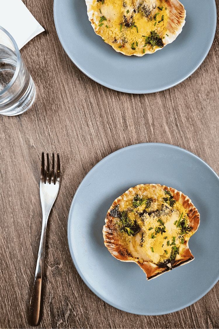 Les coquilles Saint Jacques à la Brestoise
