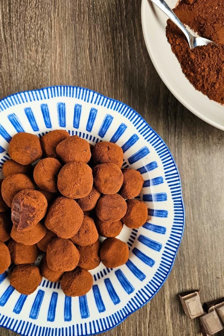 Les truffes au chocolat