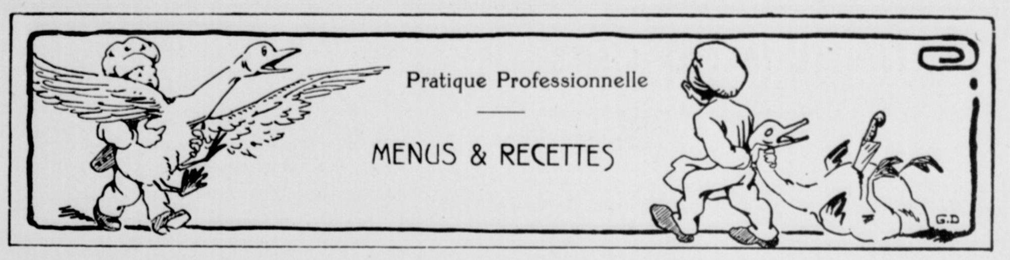 Illustration de la catégorie de La Revue Culinaire