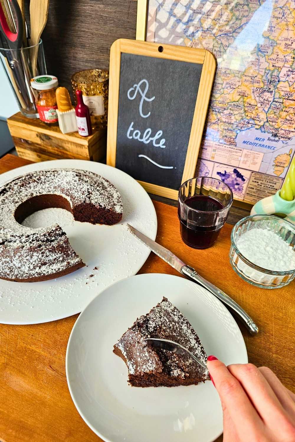 Le rotweinkuchen