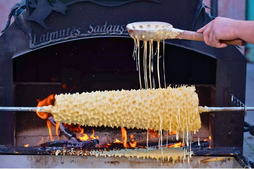 Gâteau à la broche ©Tables & Auberges