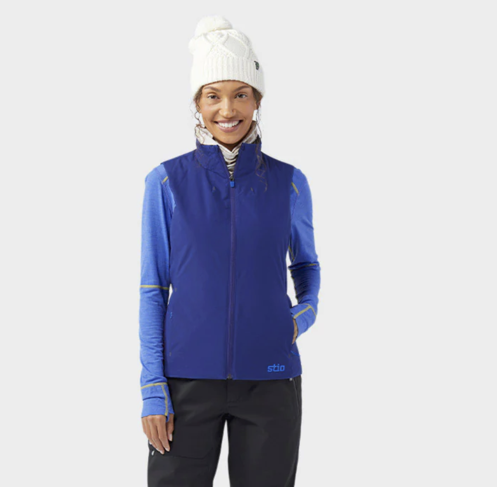 Stio Fernos Insulated Vest on a model