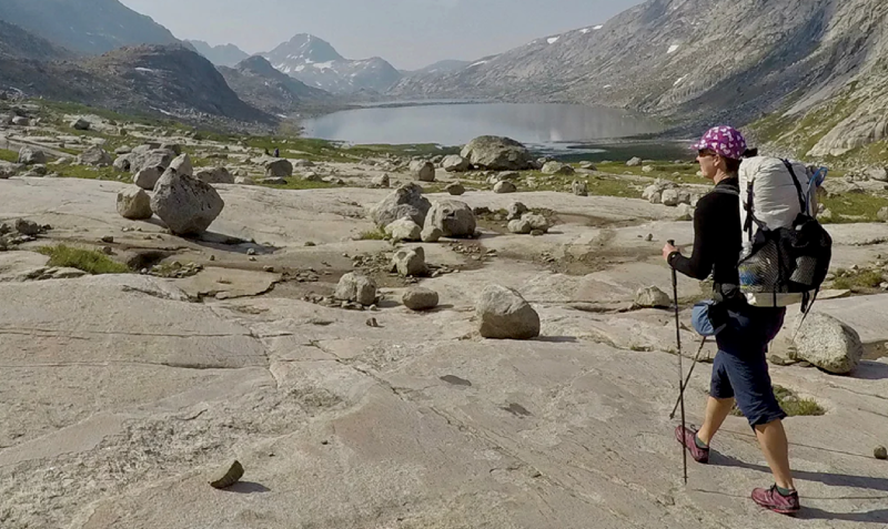 hiking gear and ultralight cottage gear out in the wilderness