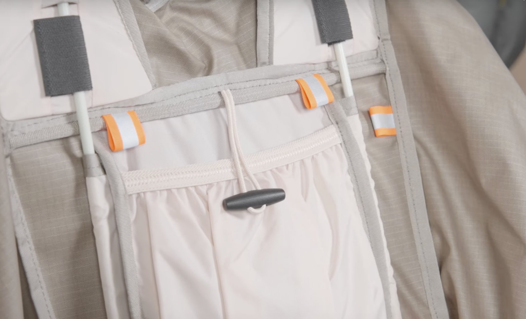 internal frame and hydration sleeve in the Glacier 70 Backpack by Mystery Ranch