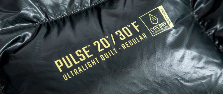 The new ultralight quilt Pulse 20° from nemo equipment for 2025