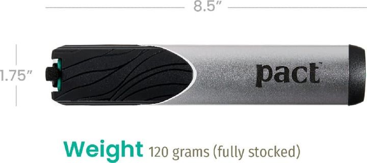  Hand holding the PACT One Kit outdoor bathroom tool, designed for digging catholes and practicing Leave No Trace.