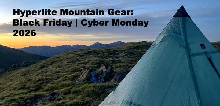 Hyperlite Mountain Gear Black Friday Sale 2026 featuring ultralight backpacking gear.