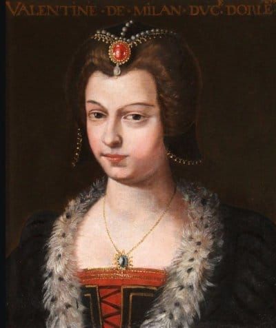 Valentina Visconti : gli anni francesi