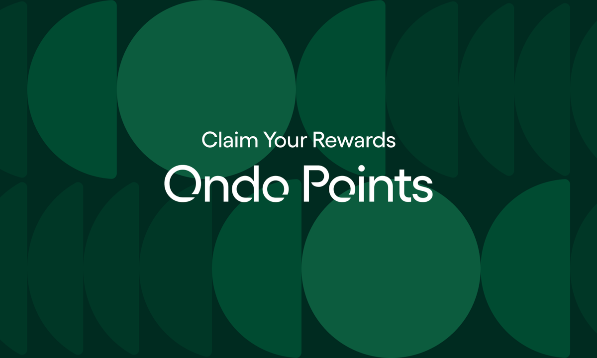 Ondo Points: Rewards Are Now Available to Claim