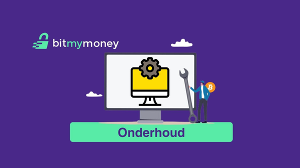 Computer met tandwiel en moersleutel, onderhoud aan de website