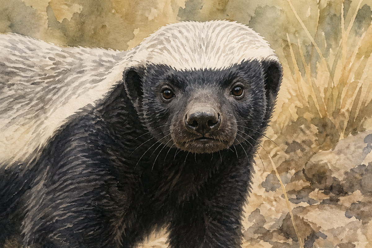 Raised by Honey Badgers