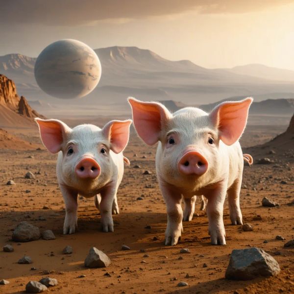 Cerdos en Marte