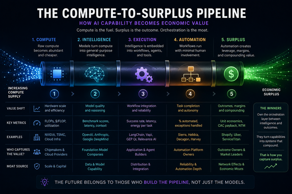 Memo: The Compute-to-Surplus Pipeline Is a Product Spec. Here's How to Ship Against It.
