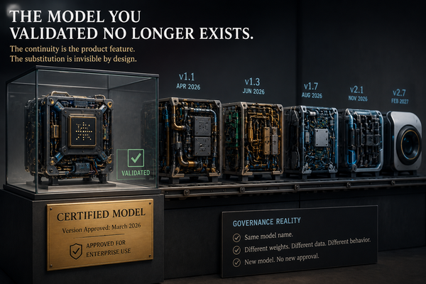 Memo: The Model You Validated No Longer Exists