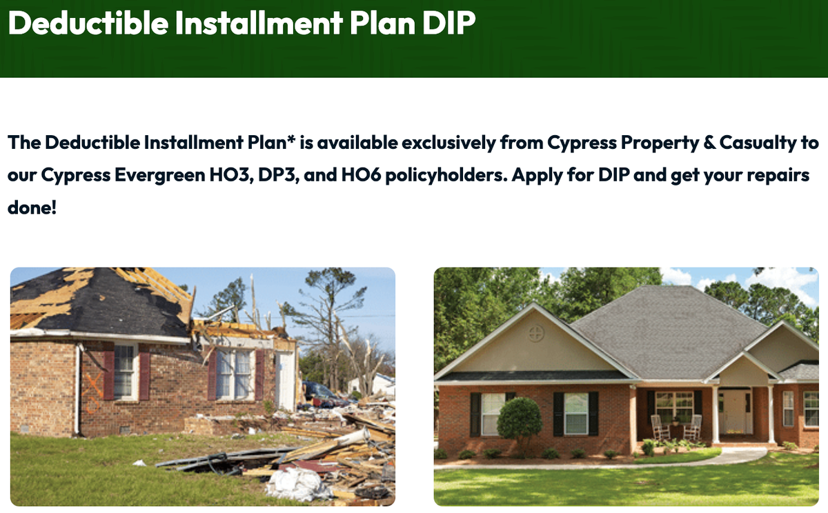 Discover the Cypress Insurance Deductible Installment Plan with Behar Insurance