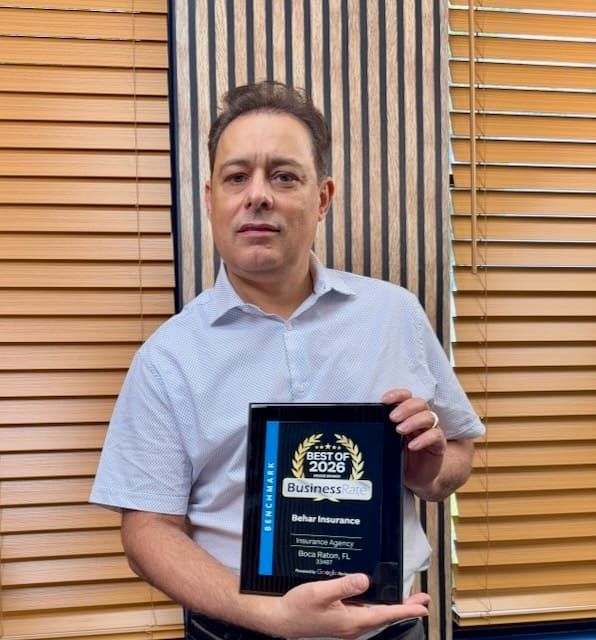 Behar Insurance Named Best of 2026 Insurance Agency in Boca Raton by BusinessRate
