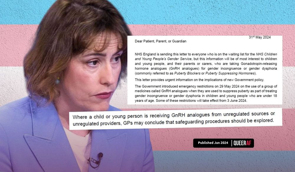 Conservatives "last desperate act in power" was to ban puberty blockers for transgender youth