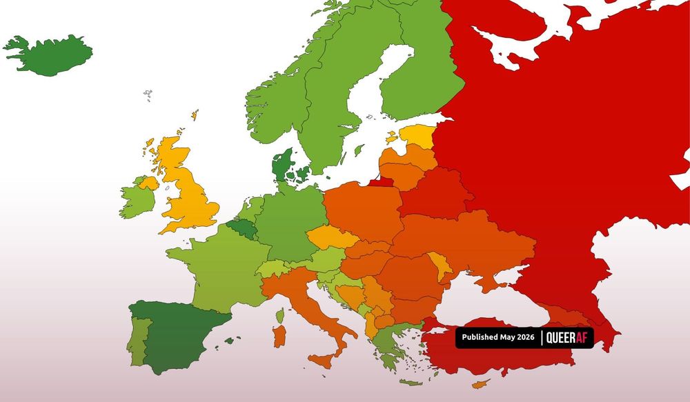 UK drops in Rainbow Map scoring again, as Spain takes top spot