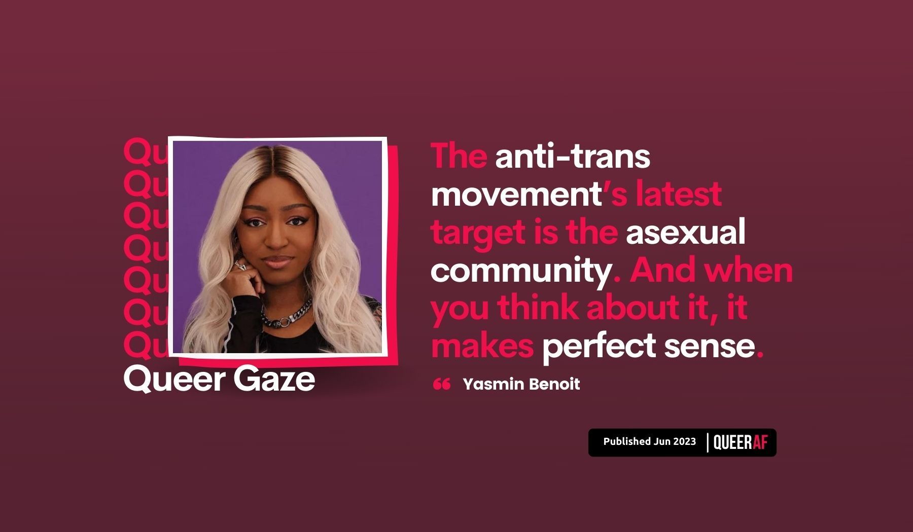 Anti-trans movement has a new target: The asexual community
