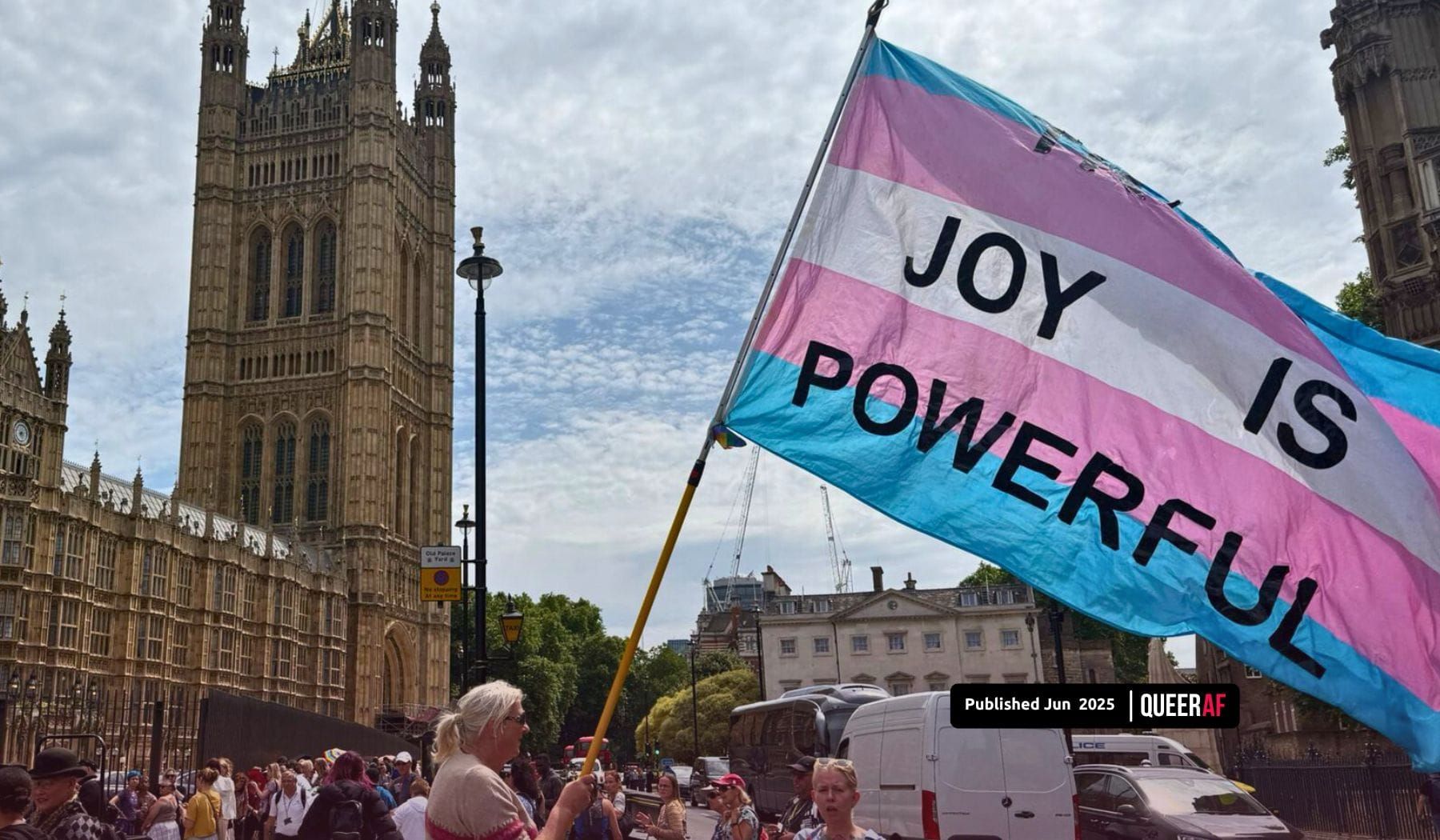 900 Trans+ people join mass lobby just days after Parliament's bathroom ban for the community