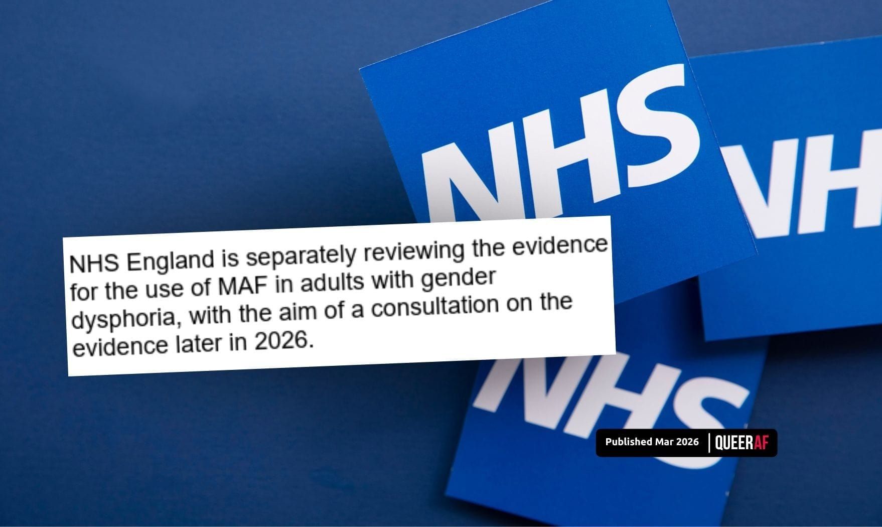Fears NHS has begun review that could end free Trans+ adult healthcare