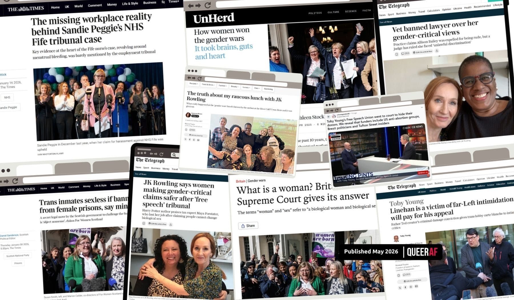 JK Rowling mentioned four times as often as actual trans people in media coverage of 'trans issues', research finds