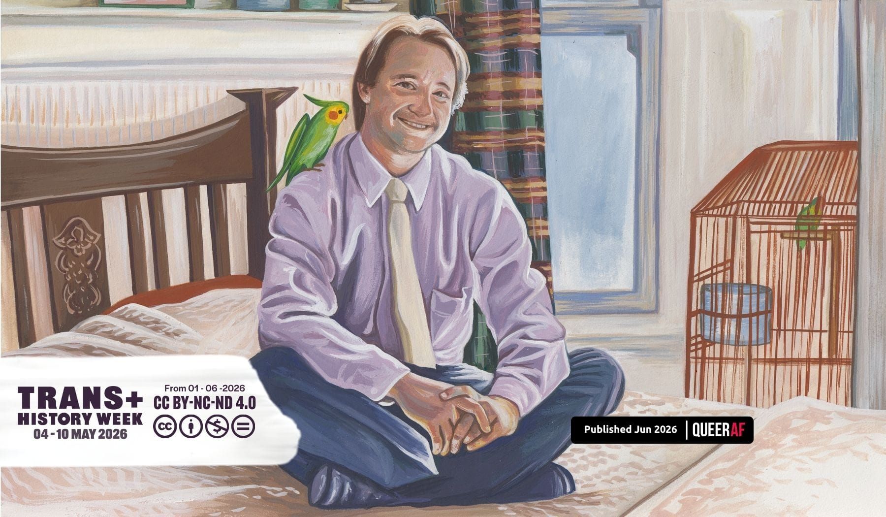 Lou Sullivan image, free to use for all grassroots LGBTQIA+ community groups
