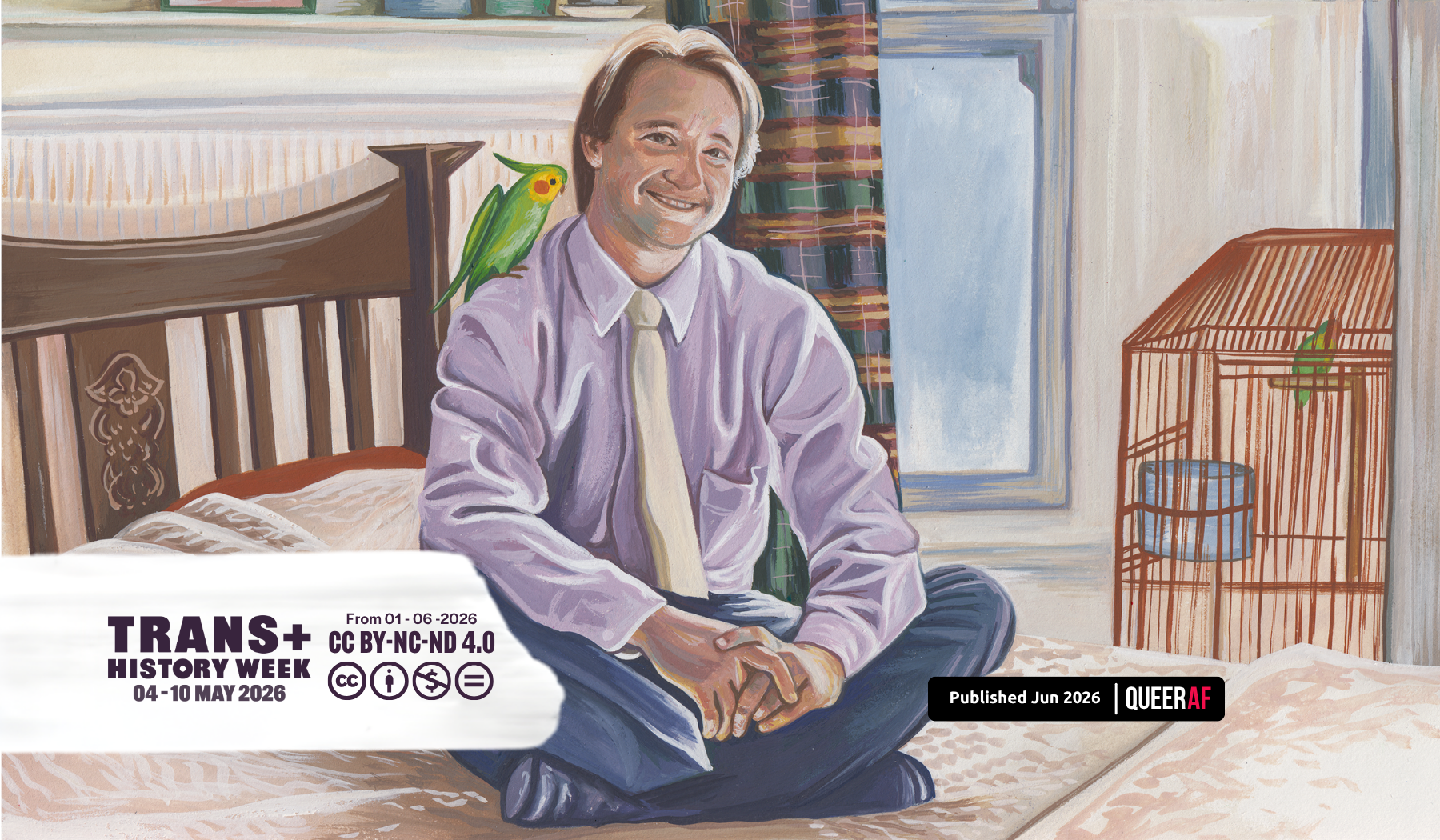 Lou Sullivan image, free to use for all grassroots LGBTQIA+ community groups