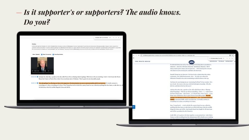 The Audio Truth Paradox: When Transcripts Tell Different Stories