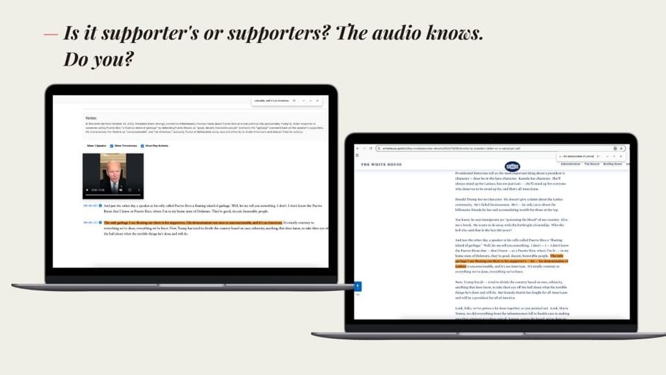 The Audio Truth Paradox: When Transcripts Tell Different Stories