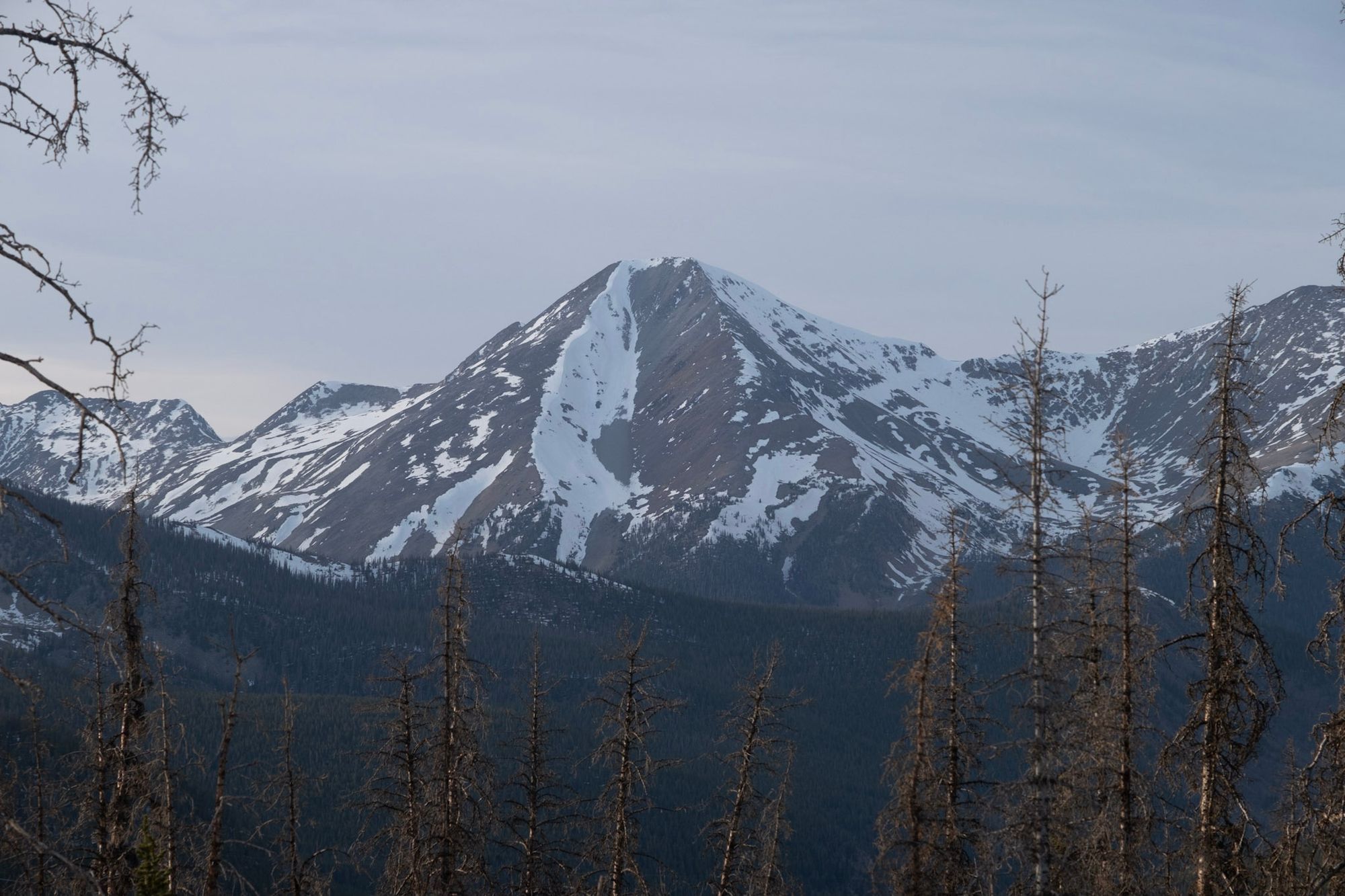 Skiing the Grand Couloir on Monarch Pass