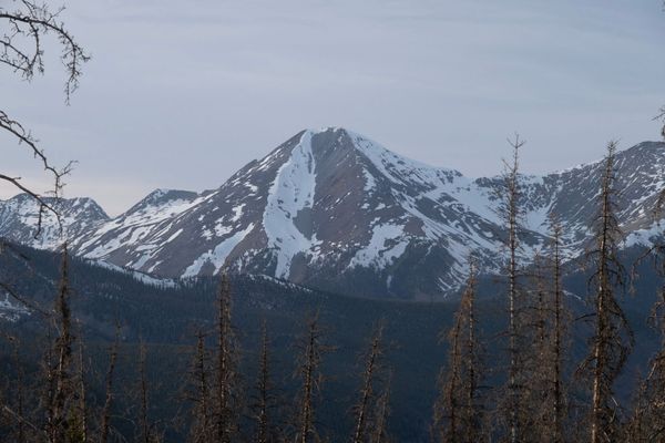 Skiing the Grand Couloir on Monarch Pass
