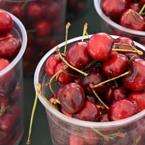 cups full of cherries