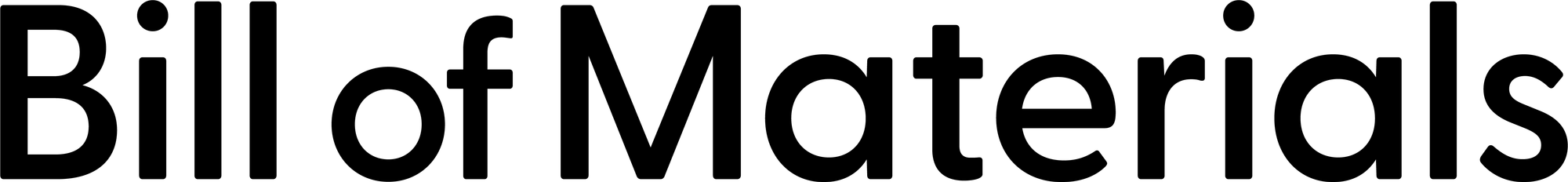 Bill of Materials