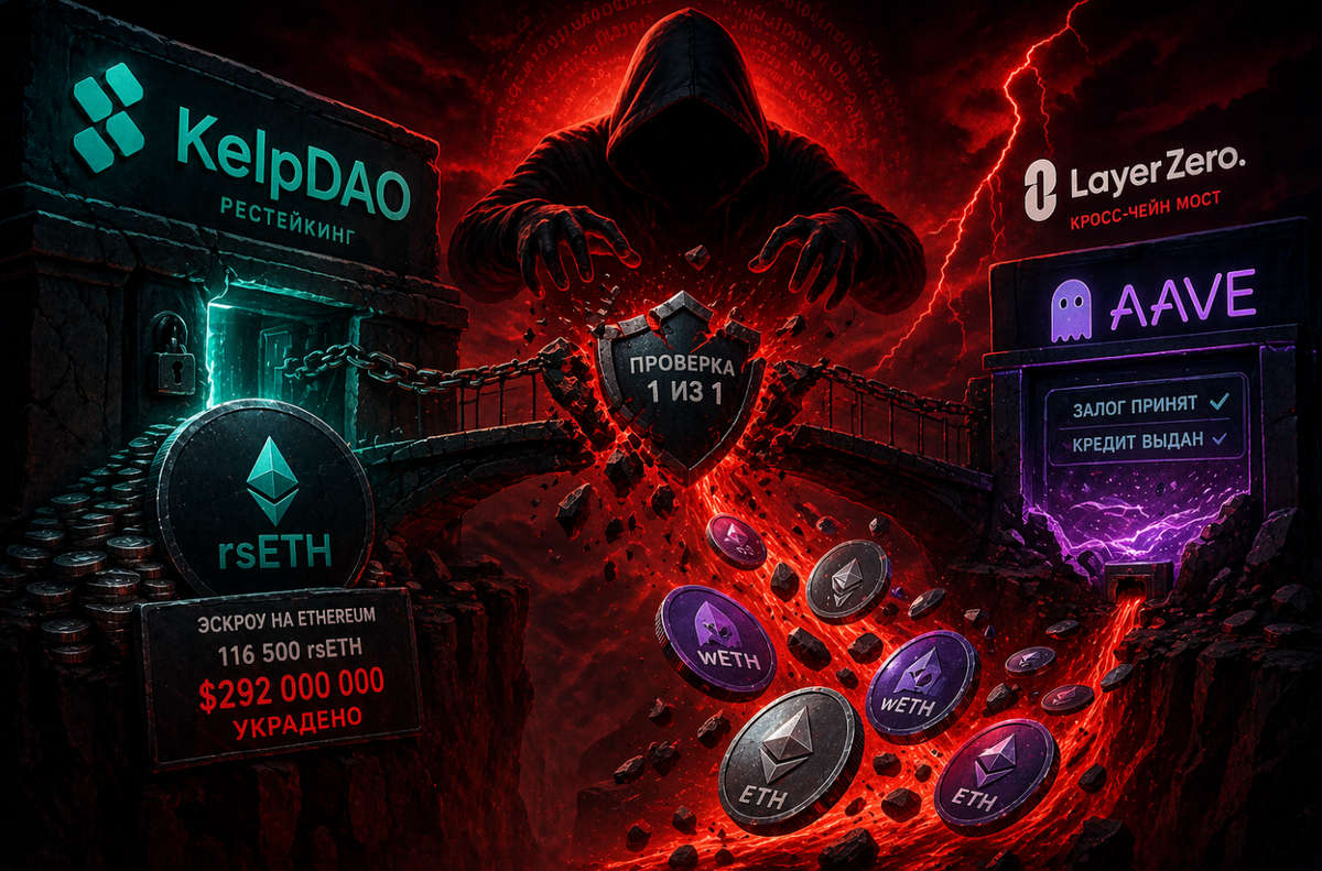 Взлом KelpDAO: жидко обосрались...кто же виноват?