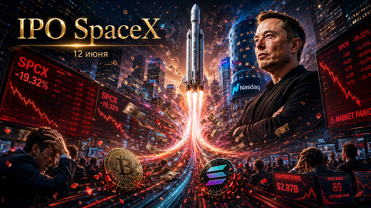 IPO SpaceX 12 июня – почему все боятся?! В деталях (SPCX)