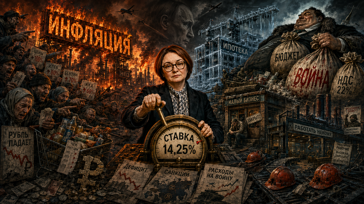 Эльвира Набиуллина убивает экономику России?!