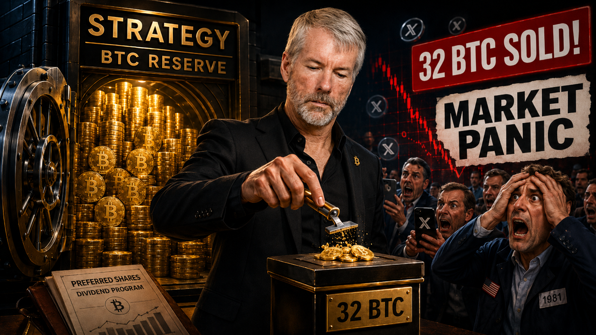 Майкл Сэйлор (Strategy) продал 32 BTC – уже начинать паниковать?!