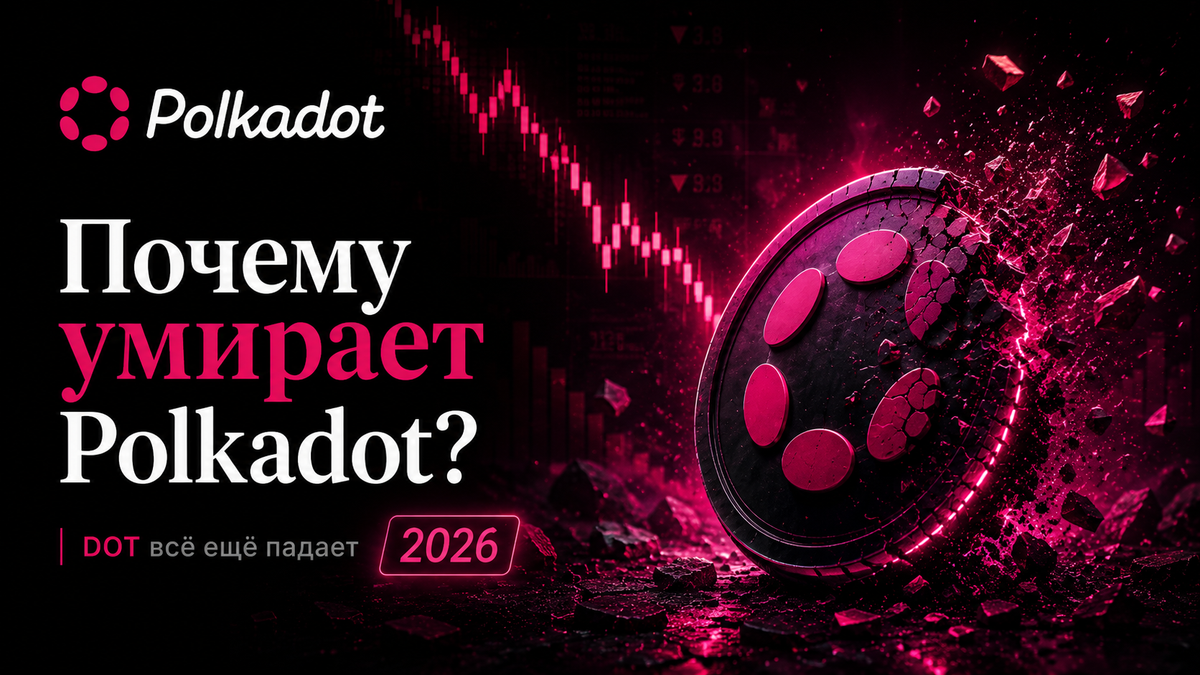 Почему Polkadot (DOT) продолжает "умирать" в 2026 году?