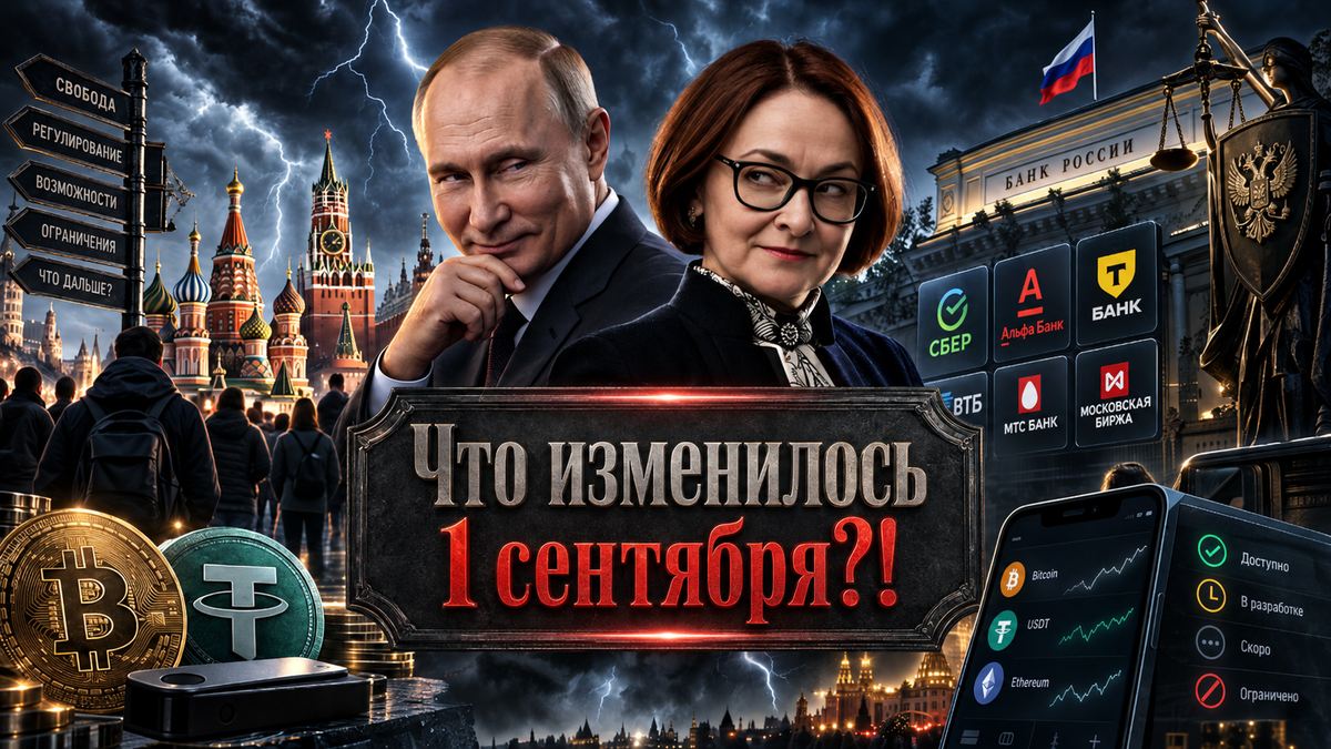 Криптовалюта в России: Что изменилось c 1 сентября 2026 года?
