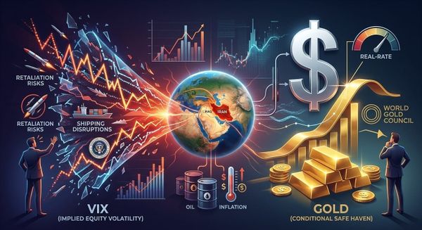 VIX, Gold, and the Geopolitical Premium