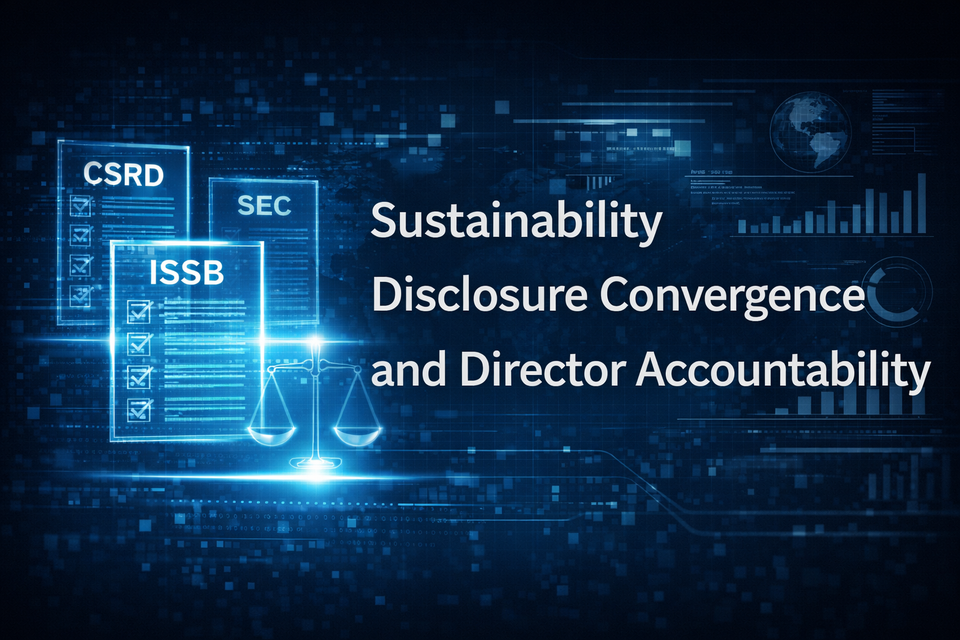 Sustainability Disclosure Convergence and Director Accountability