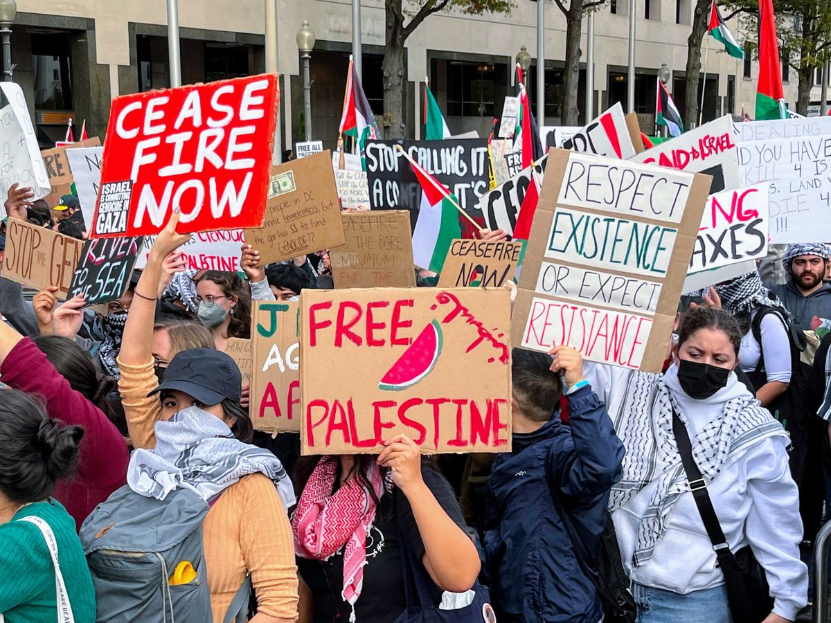 “We’ve Never Seen This Before": 300,000 March for Palestine in Washington D.C.