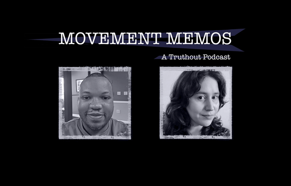 Photos of Kelly Hayes and Denzel Caldwell beneath the Movement Memos podcast logo.